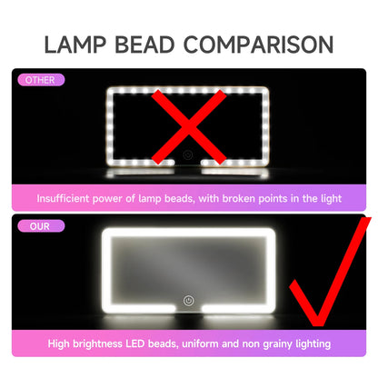 LED Sun Visor Vanity Mirror