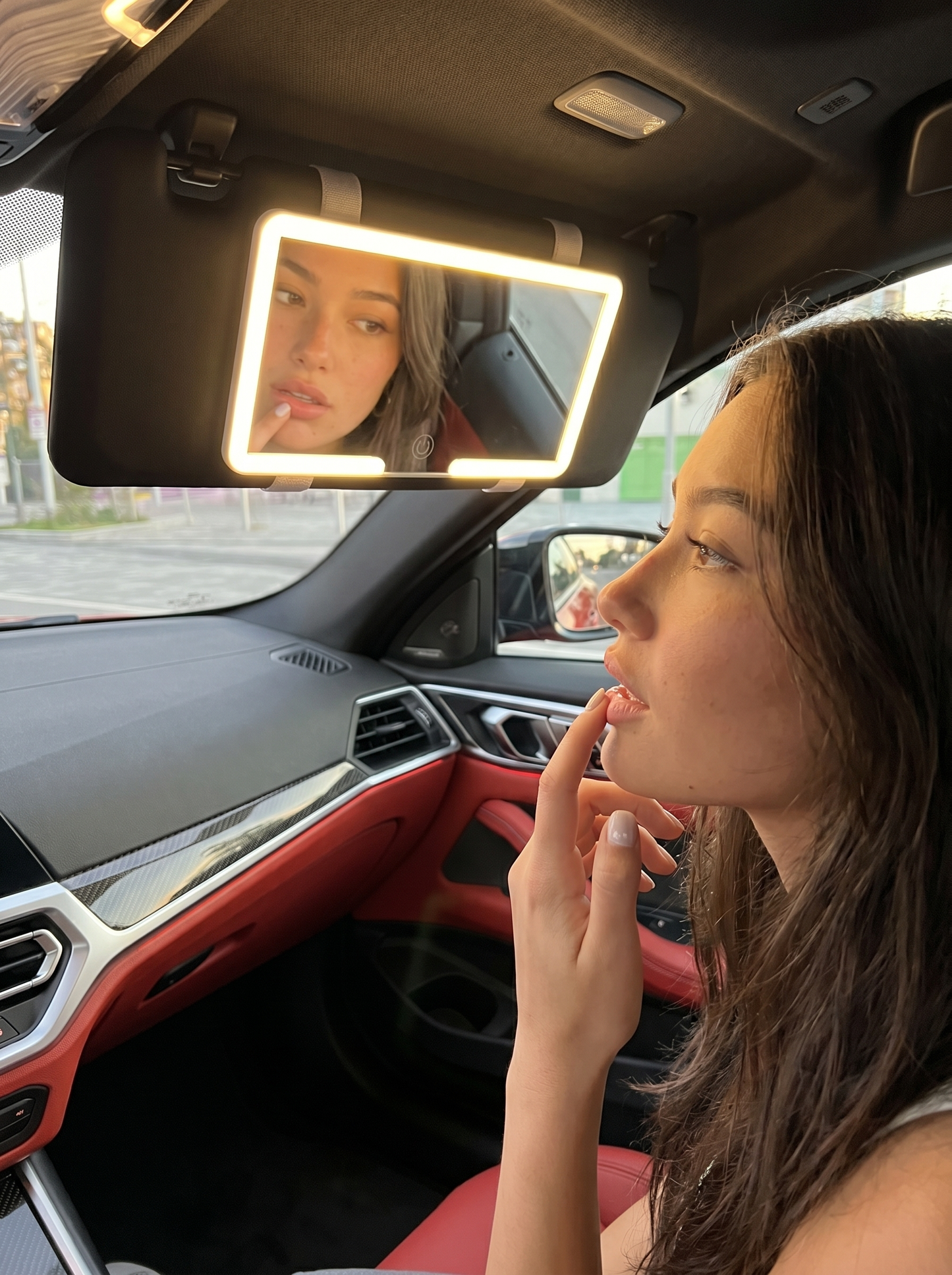 LED Sun Visor Vanity Mirror
