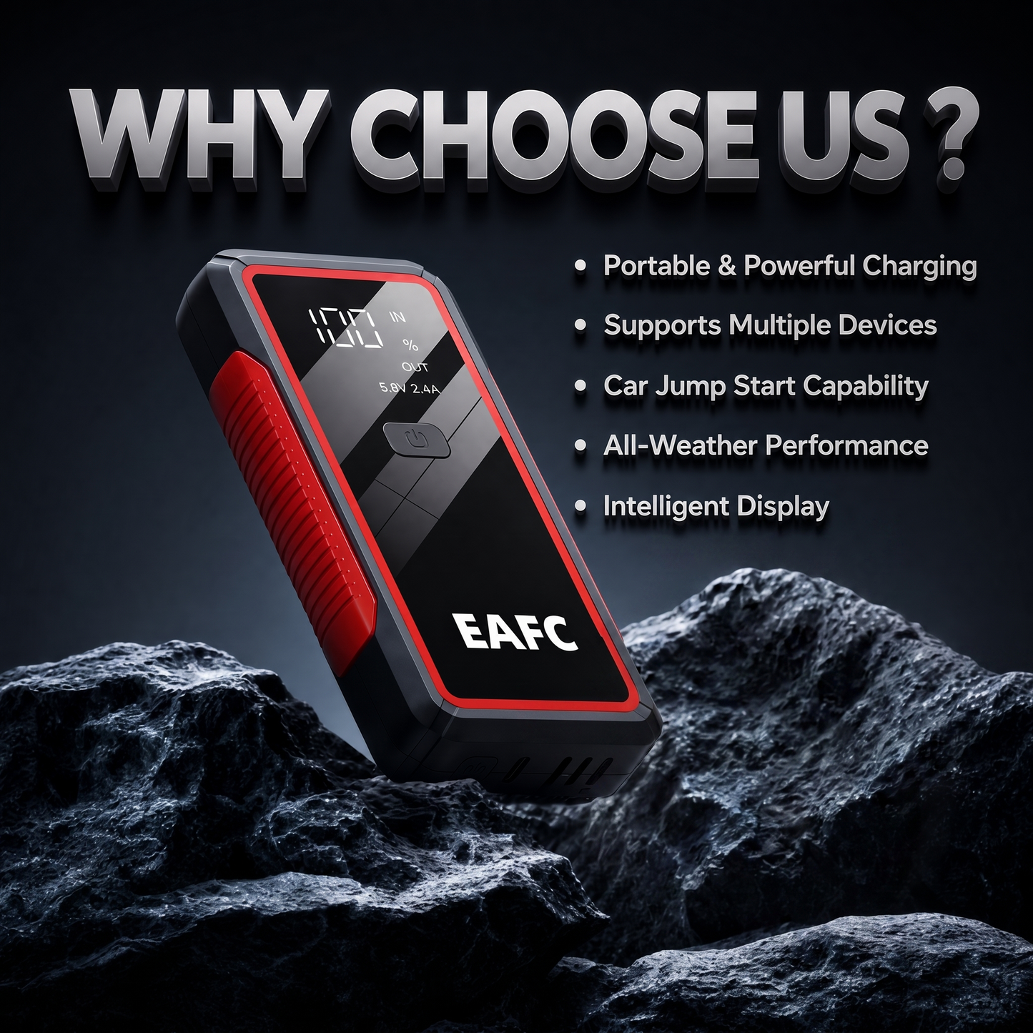 Portable Jump Starter & Power Bank