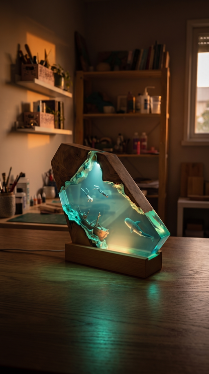 Lampe Nuit sous-marine